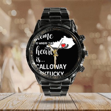 Discover Calloway County Kentucky Is Where My Heart Is Gift Calendar Steel Band Watch