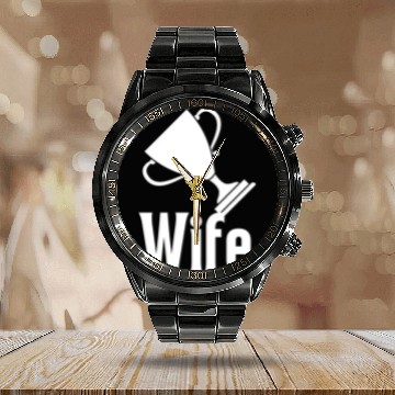 Discover Trophy Wife Calendar Steel Band Watch