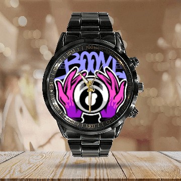 Discover Quirky Quips: Cartoon Comedy Couture Calendar Steel Band Watch