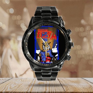 Discover Gundam RX 78 Calendar Steel Band Watch