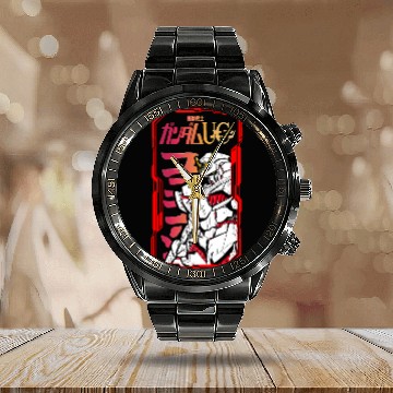 Discover Gundam unicorn Calendar Steel Band Watch
