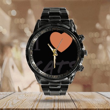 Discover design for cat lovers Calendar Steel Band Watch