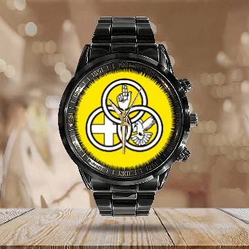 Discover God Trinity Sunday Father Son Holy Spirit Calendar Steel Band Watch