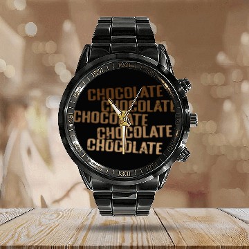 Discover Chocolate sweet Candy Cocoa Calendar Steel Band Watch