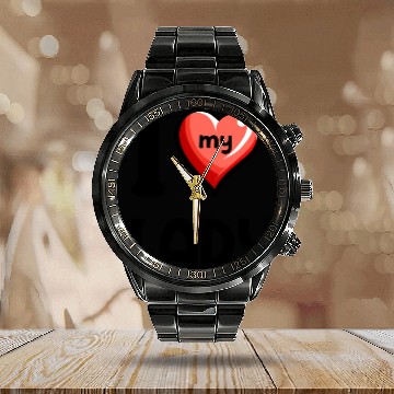 Discover International Women’s Day Calendar Steel Band Watch