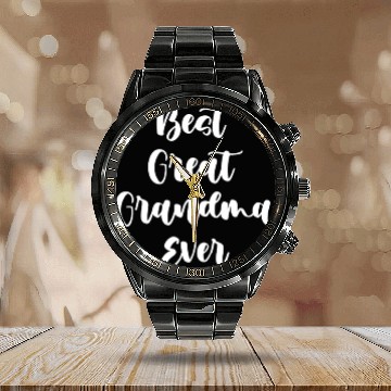 Discover Best Great Grandma Ever Cute Calendar Steel Band Watch