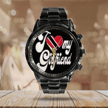 Discover TrinidadI Love My Trinidad Tobago Girlfriend Calendar Steel Band Watch