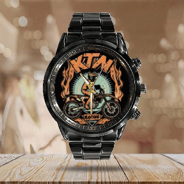 Discover ktm racing design Calendar Steel Band Watch