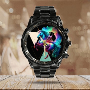 Discover unicorn Calendar Steel Band Watch