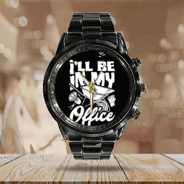 Discover Funny Garden Gardener Gardening Landscaper Gift Calendar Steel Band Watch