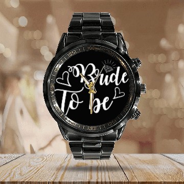 Discover Bride To Be Funny Wedding Party Calendar Steel Band Watch