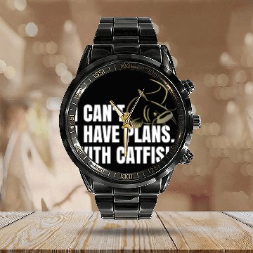 Discover Plans With Catfish Calendar Steel Band Watch