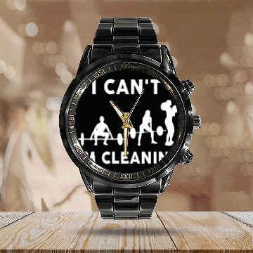Discover Funny fitness gym workout women Calendar Steel Band Watch