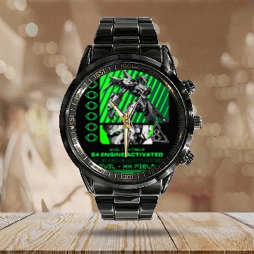 Discover anime featuring a robot autobot Calendar Steel Band Watch