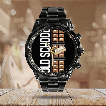 Discover Librarian Calendar Steel Band Watch, Old School Calendar Steel Band Watch, Gift For Book