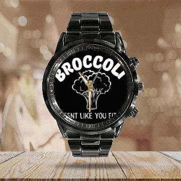 Discover Broccoli Calendar Steel Band Watch