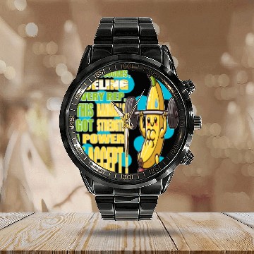 Discover Natural Sugars, Fueling Every Rep Calendar Steel Band Watch