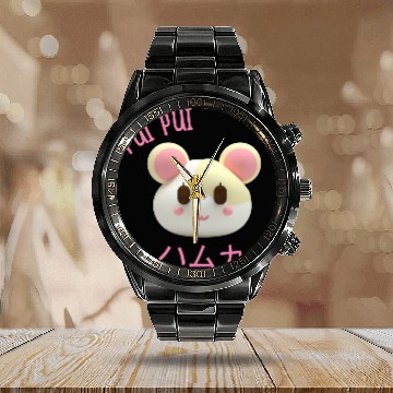Discover Hamster Car Kawaii Cute 3d Mascot Calendar Steel Band Watch