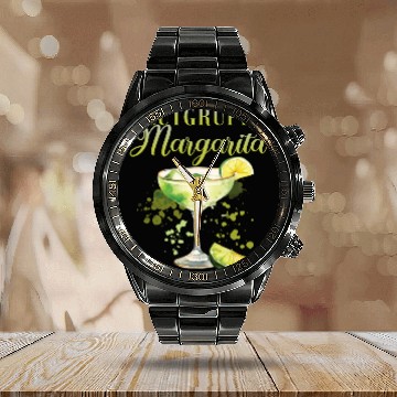 Discover Blutgruppe Margarita Tequila Stag Party Calendar Steel Band Watch