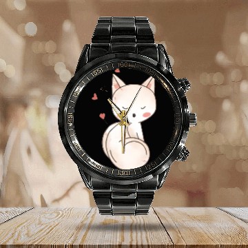 Discover White Fox Calendar Steel Band Watch