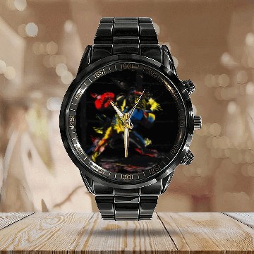 Discover Roo in the Ring: The Knockout Punch of Pop Art Calendar Steel Band Watch