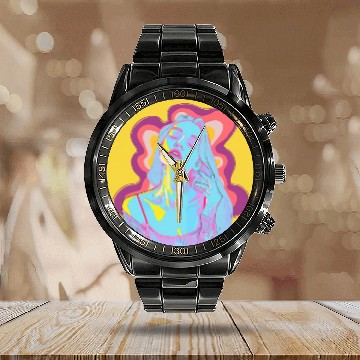 Discover The sun queen Calendar Steel Band Watch