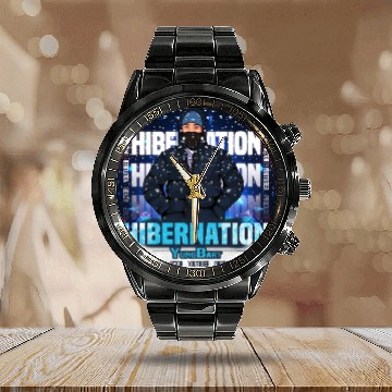 Discover HIBERNATION ALTERNATIVE Calendar Steel Band Watch