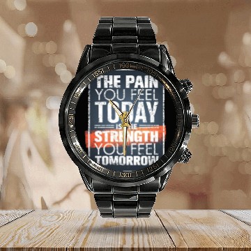 Discover quotes inspirational Calendar Steel Band Watch