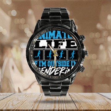 Discover Visual Artist Cartoon Animator 3D Animation Fan Calendar Steel Band Watch