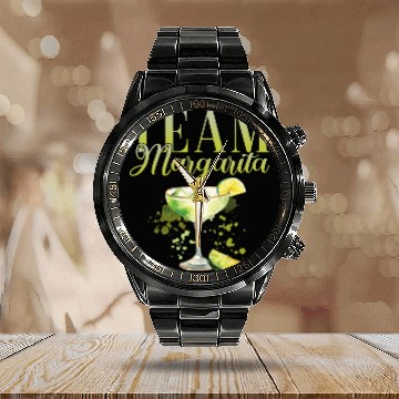 Discover Team Margarita Tequila Stag Party Calendar Steel Band Watch