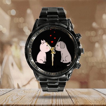 Discover True Love has No Boundaries Calendar Steel Band Watch