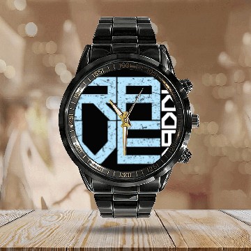 Discover Rave Daddy EDM Techno Music Raver Party Festival Calendar Steel Band Watch