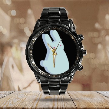 Discover Naughty rabbit Calendar Steel Band Watch