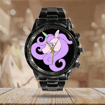 Discover pony lucu Calendar Steel Band Watch