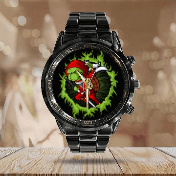 Discover The Fighter Ninja Turtle Calendar Steel Band Watch