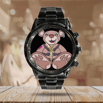 Discover Teddy bear to play Calendar Steel Band Watch