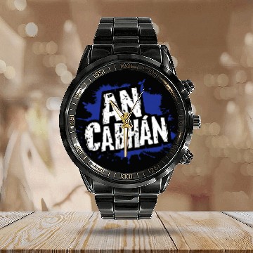 Discover Cavan Ireland Irish Gaeilge in County Colours Calendar Steel Band Watch