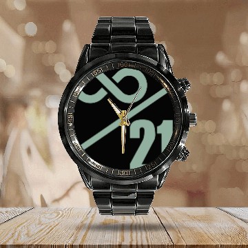 Discover Bitcoin 21 Million Limit - Infinitely Valuable Calendar Steel Band Watch