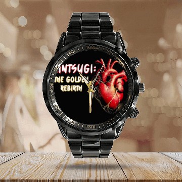 Discover Kintsugi The Golden Rebirth Kintsukuroi Calendar Steel Band Watch