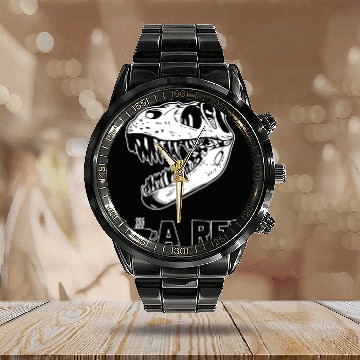 Discover Science Nerd Physics Student Jokes Geek Calendar Steel Band Watch