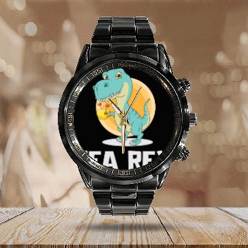 Discover Science Nerd Physics Student Jokes Geek Calendar Steel Band Watch
