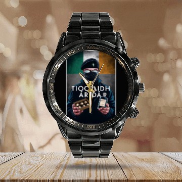 Discover Irish Fathers Day - Tiocfaidh Ár Lá Calendar Steel Band Watch