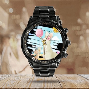 Discover Rabbit Mama Want Sent Postcard Using Post Mouse Calendar Steel Band Watch