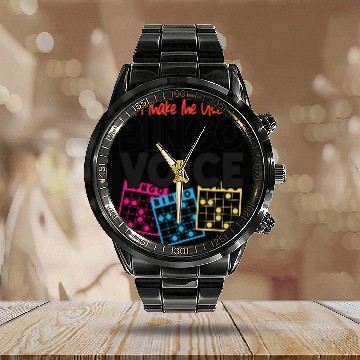 Discover Bingo Player Don't Make Me Use My Calendar Steel Band Watch