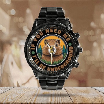 Discover Groundhog Calendar Steel Band Watch