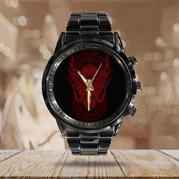 Discover 2024 Kaleidoscope Dragon 76 Calendar Steel Band Watch