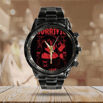 Discover Anime Ramen Cat Retro Japanese Calendar Steel Band Watch