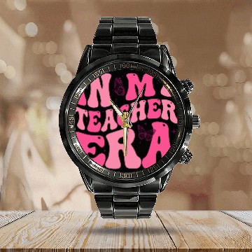 Discover Teacher Era Calendar Steel Band Watch