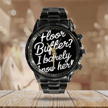 Discover School Custodian School Staff Janitor Calendar Steel Band Watch