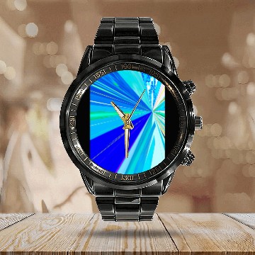 Discover Let's Heal No More Games Beautiful Art Calendar Steel Band Watch